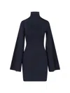 Calvin Klein Collection "annie" Long Sweater In Blue