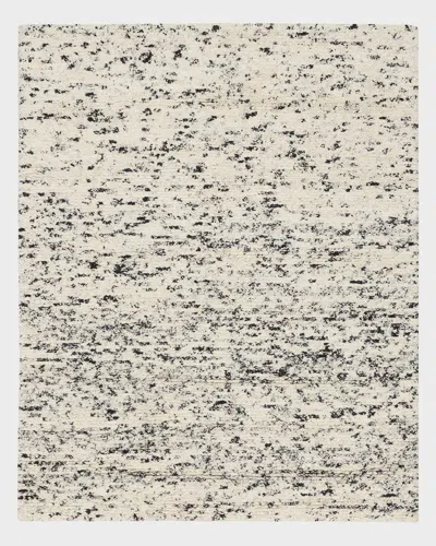 Calvin Klein Collection Billows Hand-knotted Rug, 10' X 14' In Ivory, Black