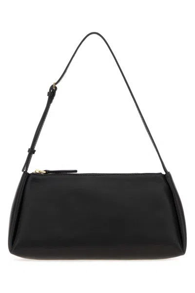 Calvin Klein Collection Black Leather Shoulder Bag
