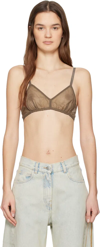 Calvin Klein Collection Brown Solen Unlined Bralette