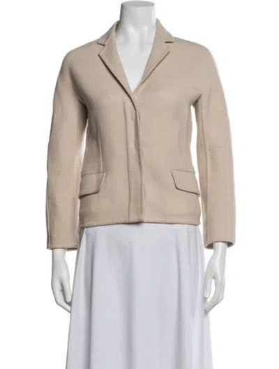 Pre-owned Calvin Klein Collection Cashmere Blazer In Neutrals