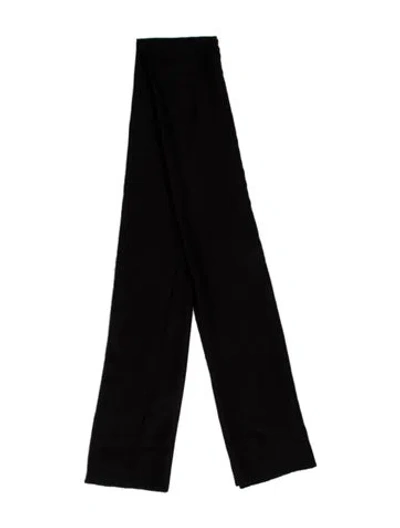 Pre-owned Calvin Klein Collection Cashmere Scarf In Black