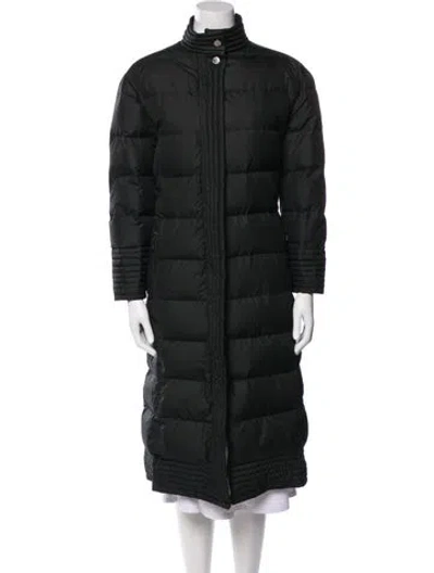 Pre-owned Calvin Klein Collection Coat In Black