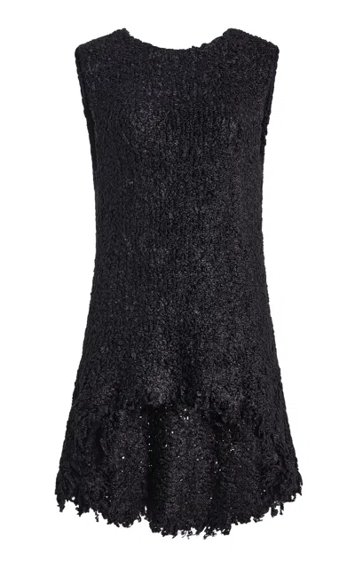Calvin Klein Collection Elara Crinkled Silk Top In Brown