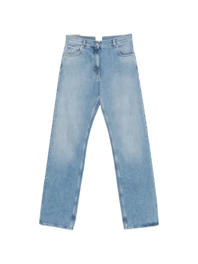 Calvin Klein Collection Faded-effect Jeans In Blue