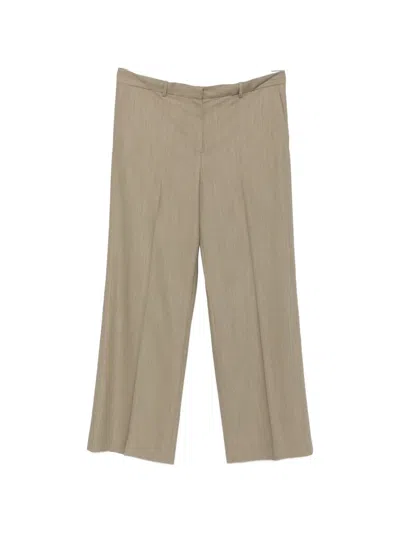 Calvin Klein Collection Fernanda Wide-leg Trousers In Neutral