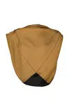 Calvin Klein Collection Frances Scarf Silk Top In Brown
