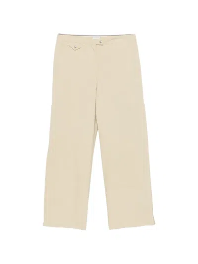 Calvin Klein Collection Gemma Zip-detail Trousers In Green