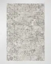 Calvin Klein Collection Irradiant Power-loomed Rug, 9' X 12' In Cream, Black
