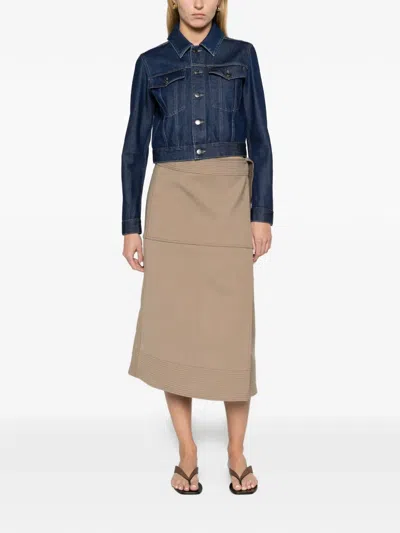 Calvin Klein Collection Karine Denim Jacket In Blue