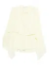 Calvin Klein Collection Kiki Layered Blouse In Yellow