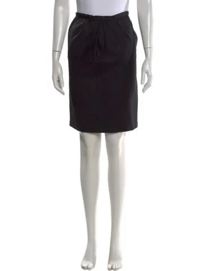 Pre-owned Calvin Klein Collection Knee-length Skirt In Black