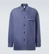 Calvin Klein Collection Kostas Denim Overshirt In Blue