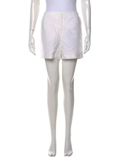 Pre-owned Calvin Klein Collection Late 1990's - Early 2000's Mini Shorts In White