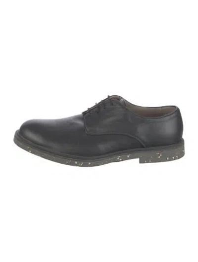 Pre-owned Calvin Klein Collection Leather Derby Shoes In Gray