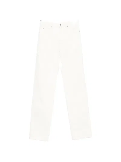 Calvin Klein Collection Logo-patch Jeans In White