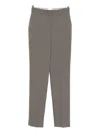 Calvin Klein Collection Lucia Straight-leg Trousers In Gray
