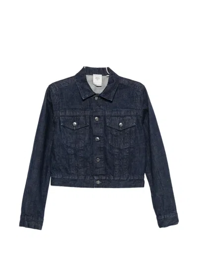 Calvin Klein Collection Lynette Denim Jacket In Blue