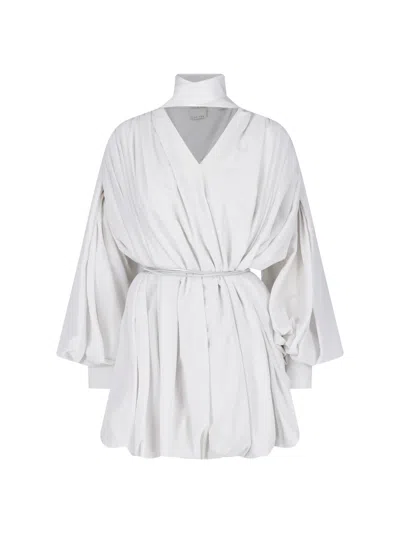 Calvin Klein Collection Mini Dress "allegra" In White