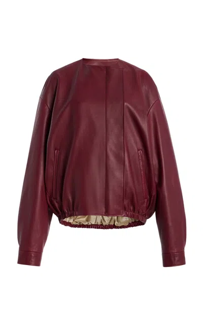 Calvin Klein Collection Moda Operandi In Burgundy