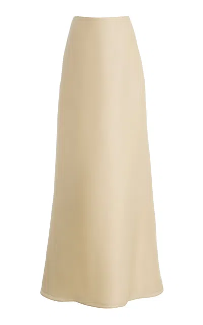 Calvin Klein Collection Noemi Floor-length Silk Maxi Skirt In Neutral
