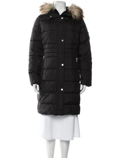 Pre-owned Calvin Klein Collection Nylon Parka In Gray