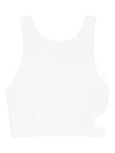 Calvin Klein Collection Pamela Crop Top In White