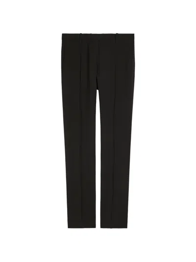 Calvin Klein Collection Caius Wool-twill Straight-leg Pants In Black