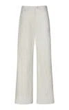 Calvin Klein Collection Relaxed Straight-leg Pants In White