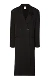 Calvin Klein Collection Rosalind Double-breasted Coat In Black