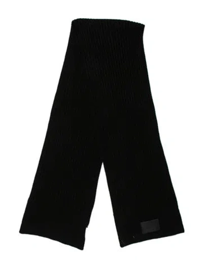 Pre-owned Calvin Klein Collection Scarf W/ Tags In Black