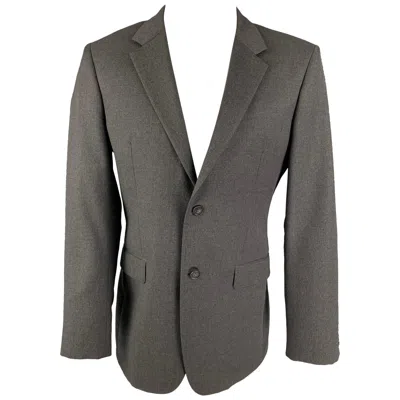 Pre-owned Calvin Klein Collection Size 40 Dark Gray Wool Sport Coat