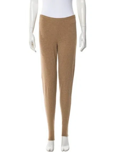 Pre-owned Calvin Klein Collection Skinny Leg Pants In Brown
