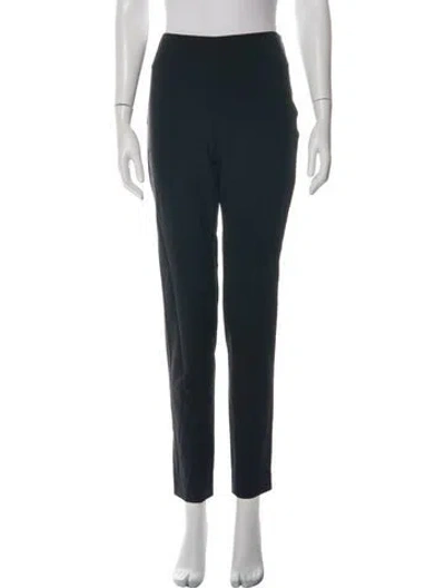 Pre-owned Calvin Klein Collection Straight Leg Pants In Black
