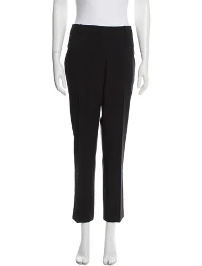 Pre-owned Calvin Klein Collection Straight Leg Pants In Gray