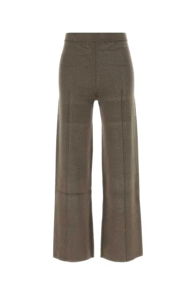 Calvin Klein Collection Stretch Viscose Blend Joggers In Brown
