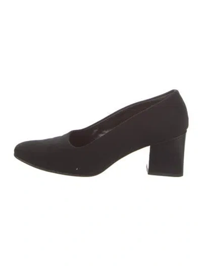 Pre-owned Calvin Klein Collection Suede Pumps In Brown