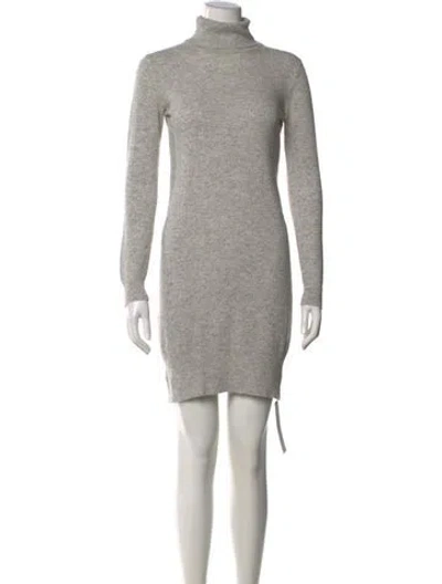 Pre-owned Calvin Klein Collection Turtleneck Sweater In Gray