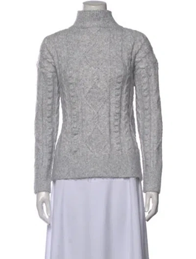 Pre-owned Calvin Klein Collection Turtleneck Sweater In Gray