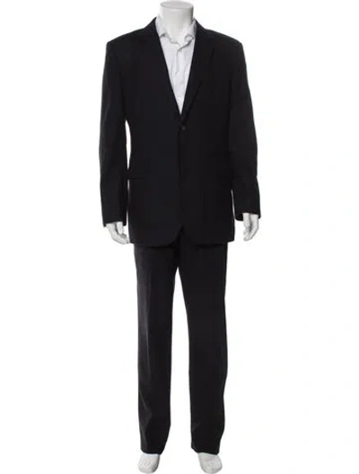 Pre-owned Calvin Klein Collection Two-piece Suit In Blue