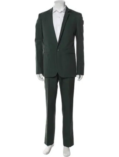 Pre-owned Calvin Klein Collection Two-piece Suit In Green