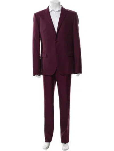 Pre-owned Calvin Klein Collection Two-piece Suit In Purple
