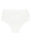 Calvin Klein Collection Tyra Ribbed-knit Brief In White