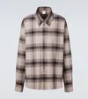 Calvin Klein Collection Tyson Checked Cotton Shirt In Multi