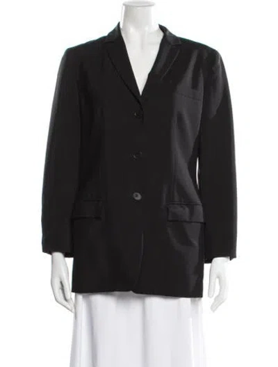 Pre-owned Calvin Klein Collection Vintage 1990's Blazer In Black