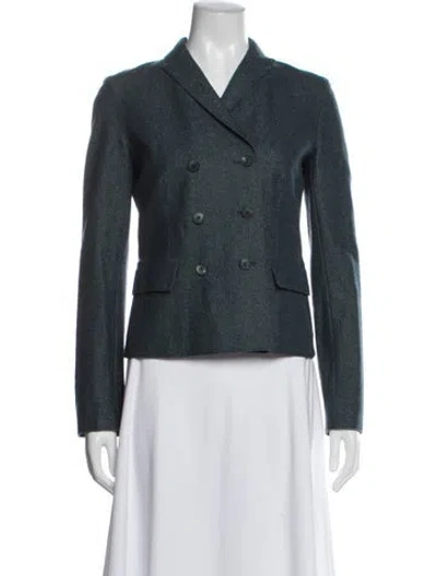 Pre-owned Calvin Klein Collection Vintage 1990's Blazer In Blue