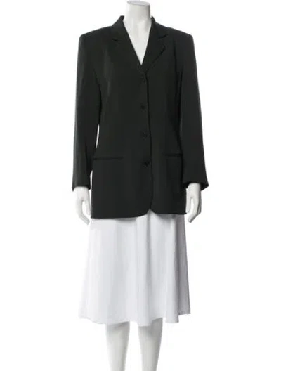 Pre-owned Calvin Klein Collection Vintage 1990's Blazer In Green