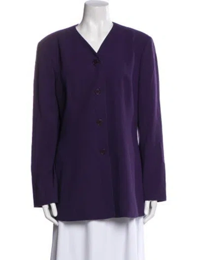 Pre-owned Calvin Klein Collection Vintage 1990's Blazer In Purple