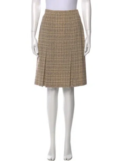 Pre-owned Calvin Klein Collection Vintage 1990's Skirt Suit In Neutrals