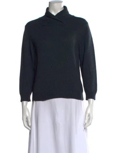 Pre-owned Calvin Klein Collection Vintage 1990's Sweater In Blue